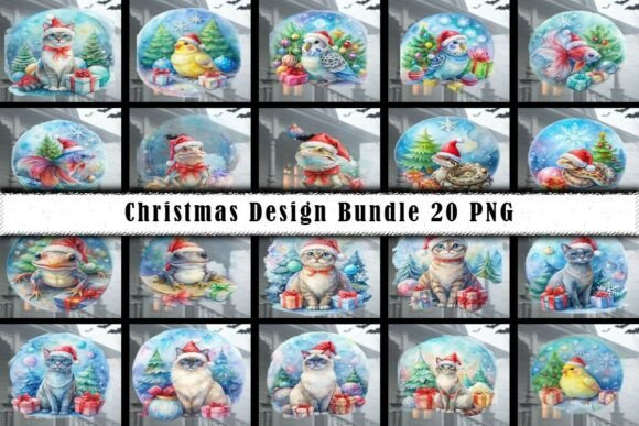 Download Christmas Design with Pets Bundle - Premium Bundle
